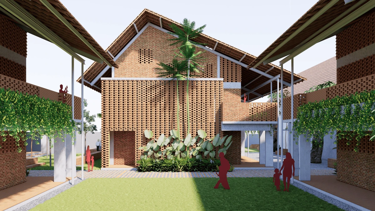 Sekolah Alam Mata Angin - Nature school architecture